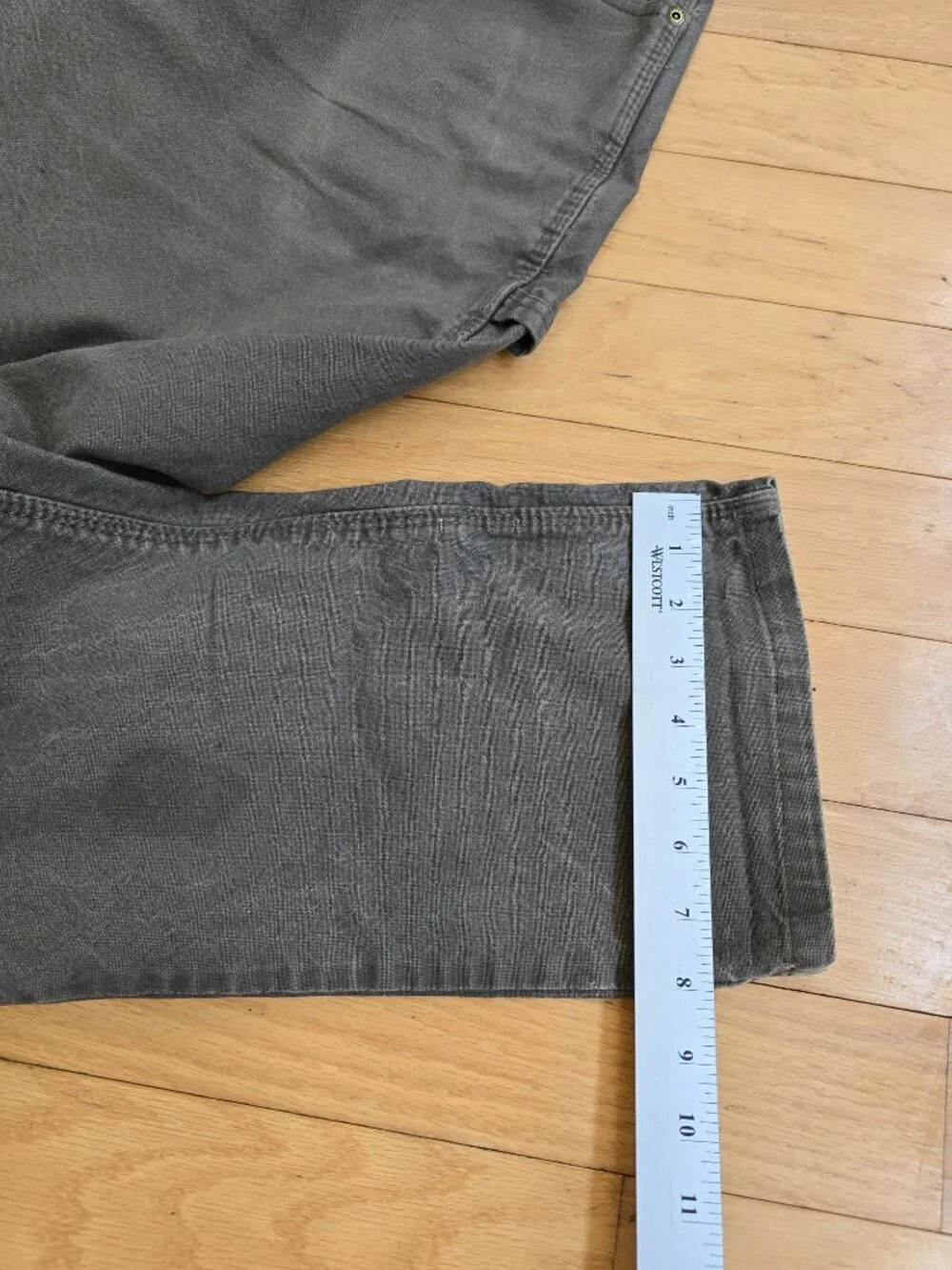 Dickies | grey canvas skater straight leg pants | MENS 34'
